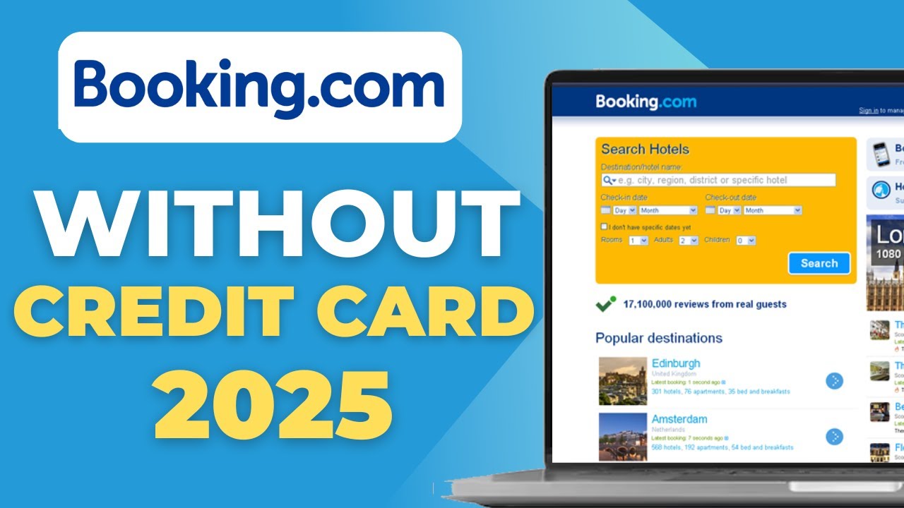Reservation on Booking com without a credit card 2025 Guide