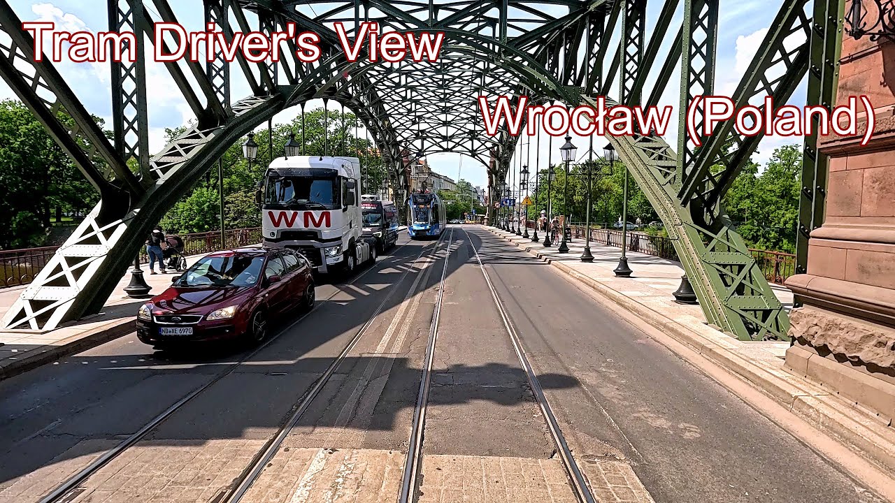Tram Driver's View Wrocław (Poland) - Private Sightseeing Tour by Vintage Tram - 4K