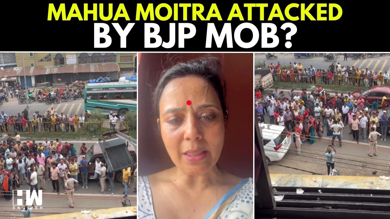 'Huge Mob Of BJP Workers Pelting Eggs, Stones': MP Mahua Moitra To DGP West Bengal | West Bengal