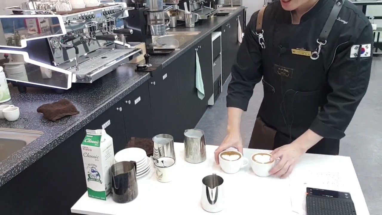 SCA국제바리스타 자격증 인터미디어트 시험영상(수강생참고)