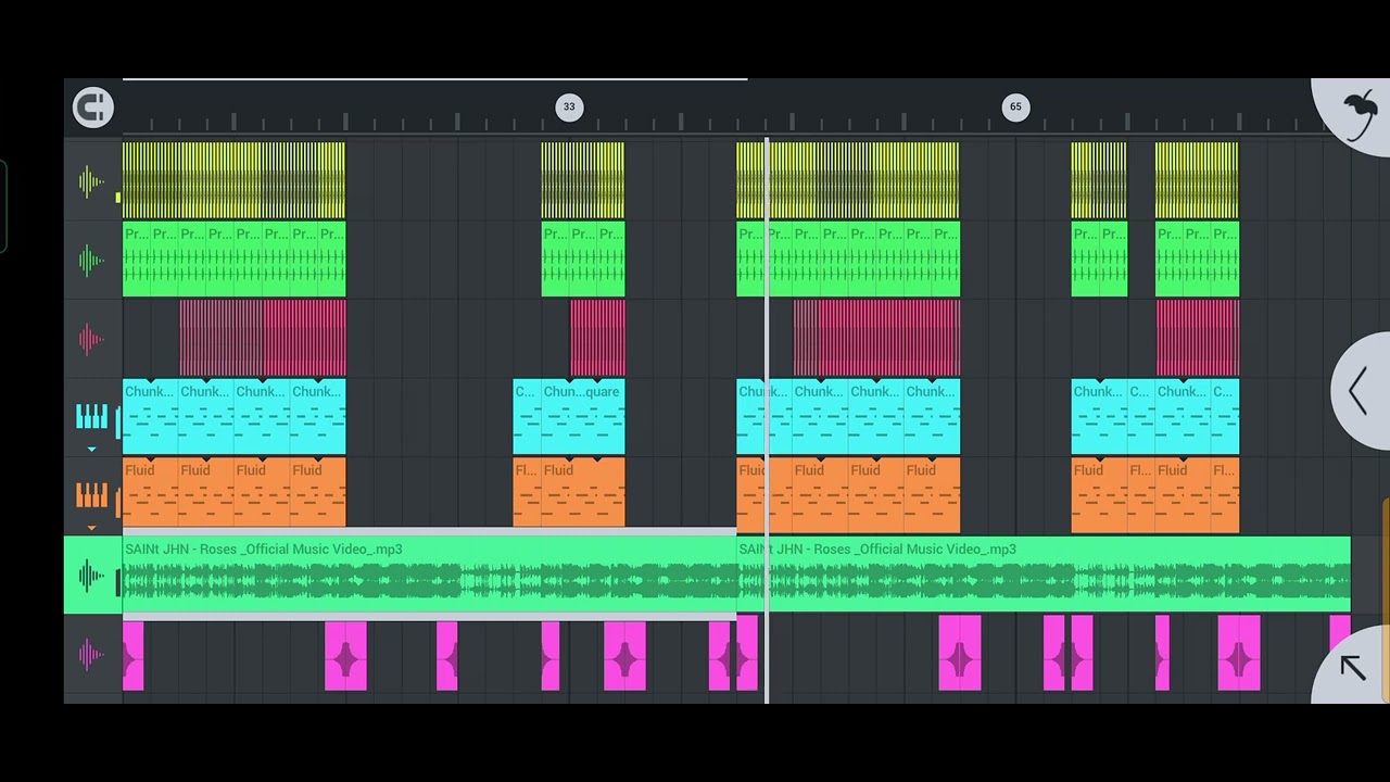 Saint JHN - Roses (Imanbek Remix) Remake (stock presets only) | Fl Studio Mobile