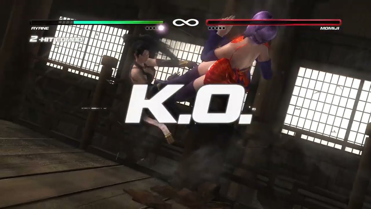 DEAD OR ALIVE 5 Last Round Ayane vs Momiji
