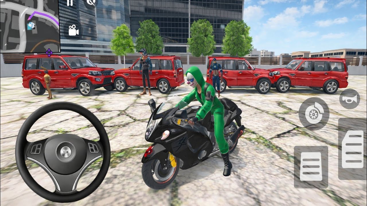 Franklin purchase scarpio new red car 🚗 indian auto theft play store game 3D 💥