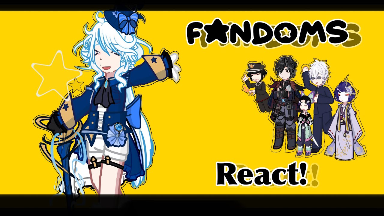 Fandoms react|| introduction || 2x speed 