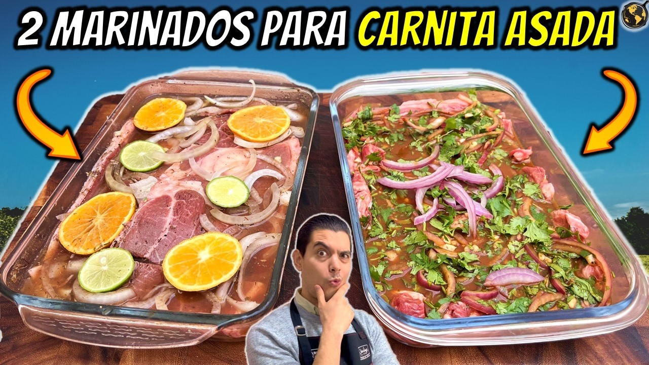 Los 2 Marinados SECRETOS que usaba mi Abuelo para la CARNE ASADA Perfecta