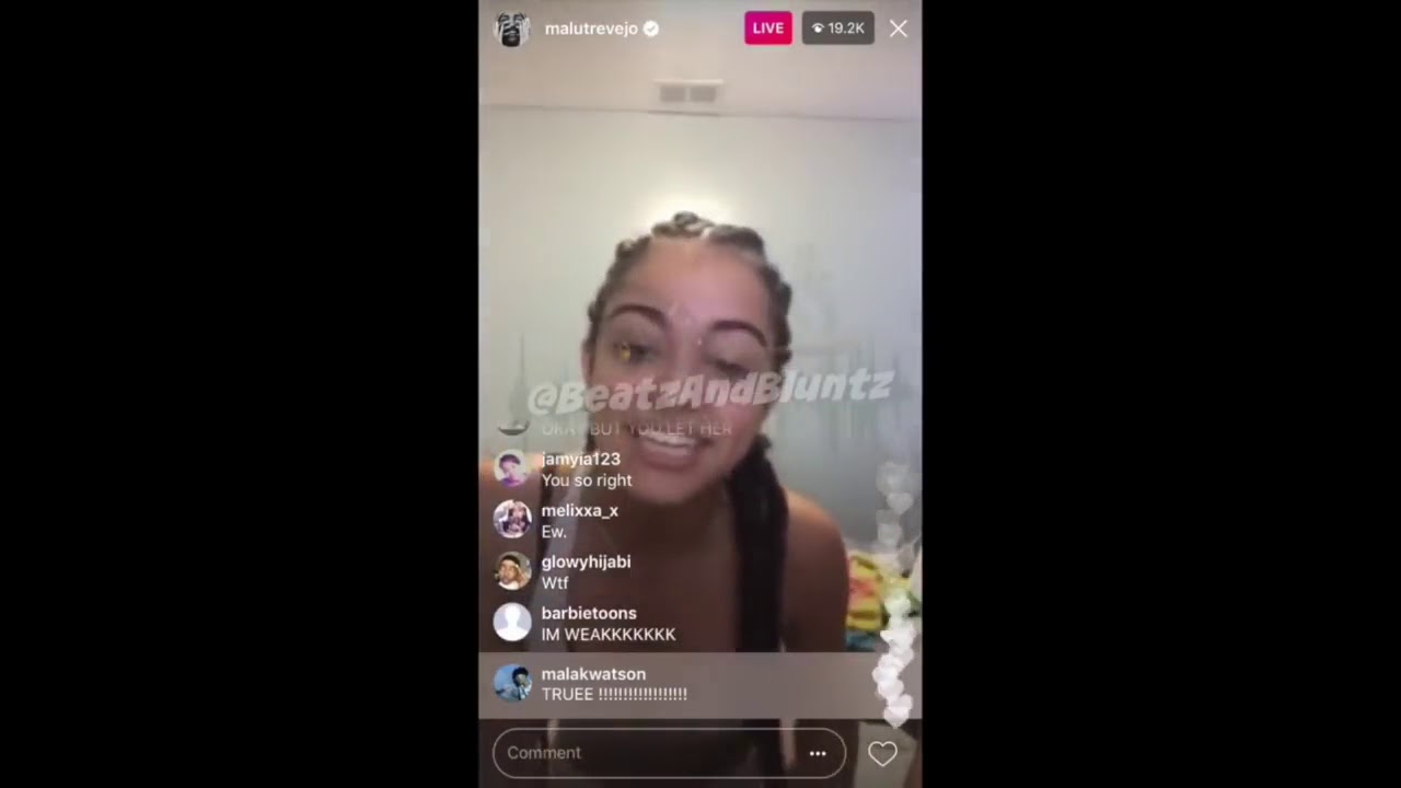 40 Danielle Bregoli and Malu Trevejo Drama! snapchat stories