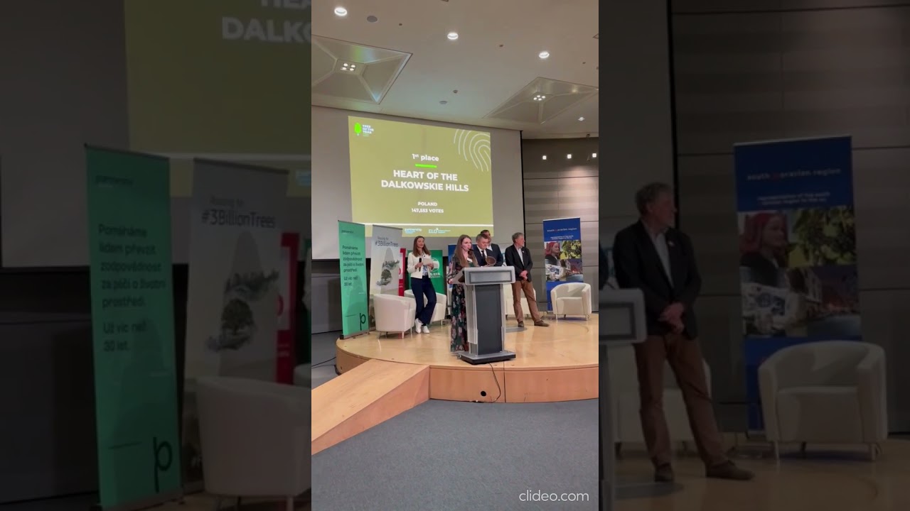 Serce Wzgórz Dalkowskich Europejskim Drzewem Roku 2025 - Bruksela 19.03.2025 r., ogłoszenie wyników
