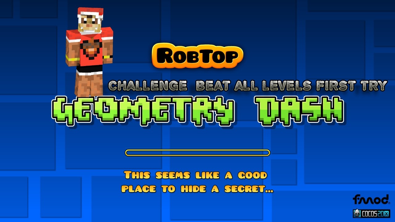 Προσπαθώ να κερδίσω κάθε πίστα first try στο Geometry Dash!