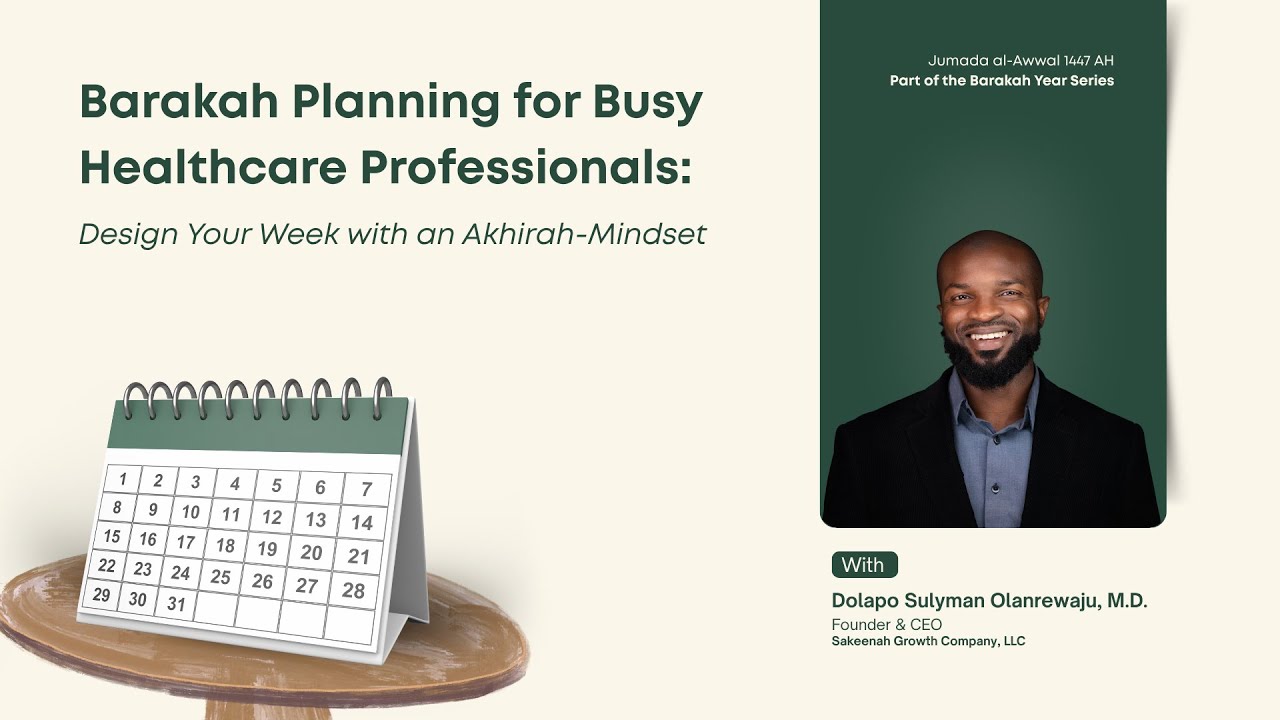 Barakah Planning for Busy Healthcare Professionals
