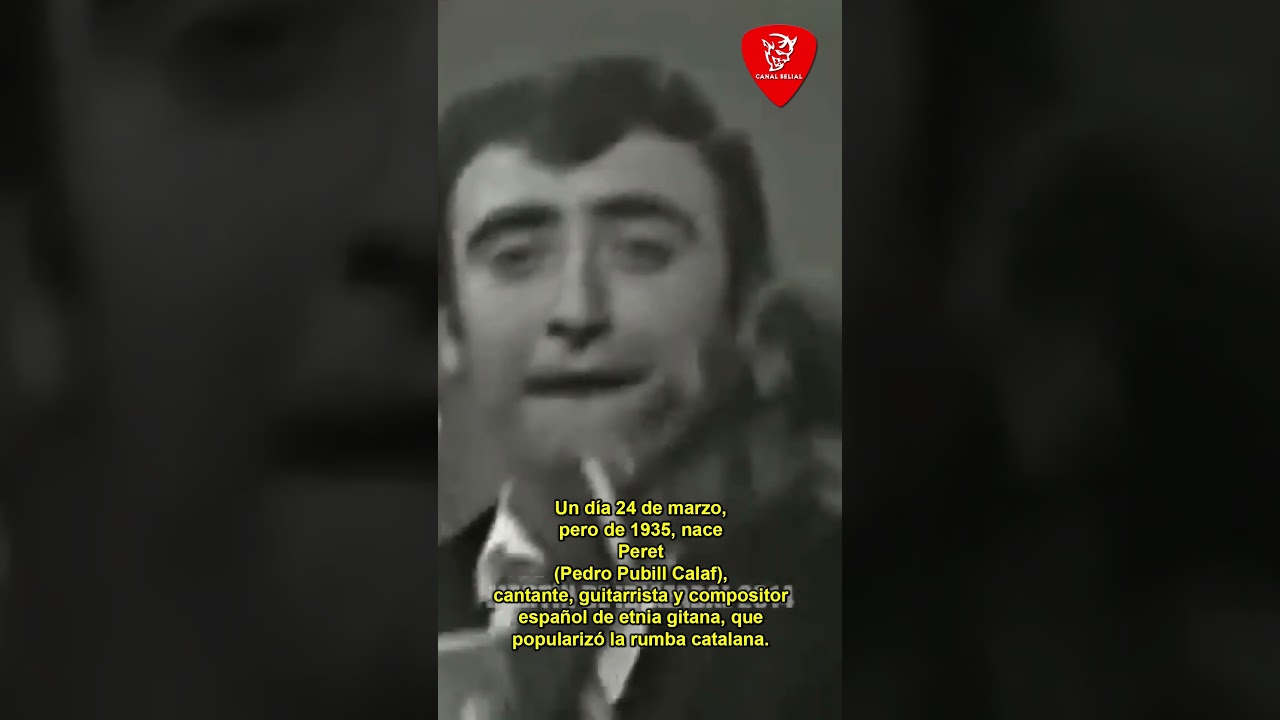Peret (Pedro Pubill Calaf)  #musica #musicaconecta #music #musicatransforma #musicaretro #historia