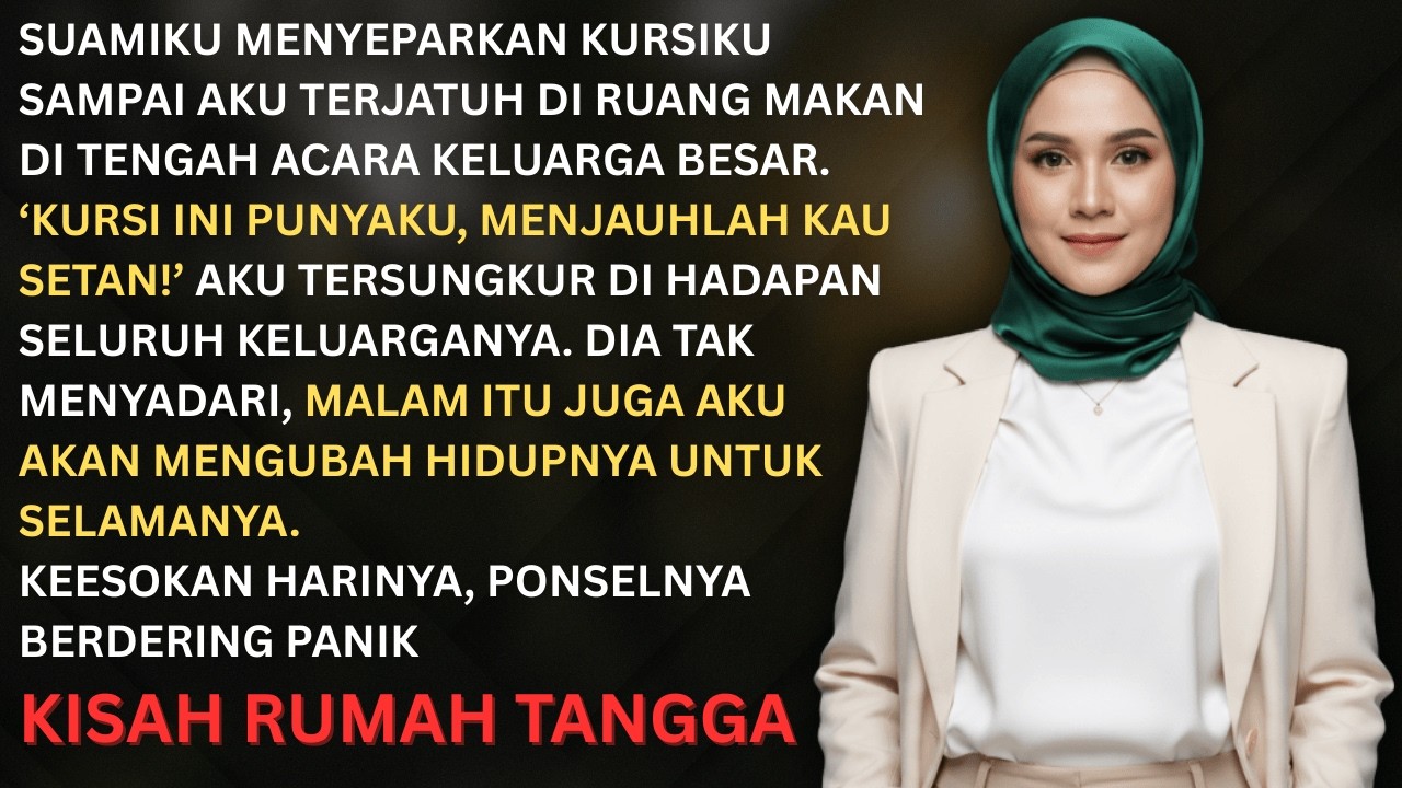 SUAMIKU MENENDANG KURSIKU SAMPAI JATUH DI DEPAN KELUARGANYA…BESOKNYA DIA PANIK SAAT AKU LAKUKAN INI!