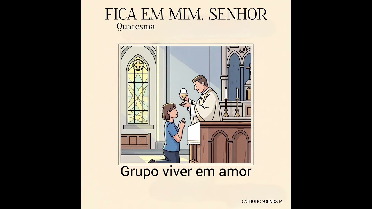 Fica em Mim, Senhor - Música de Comunhão (inovação com IA)