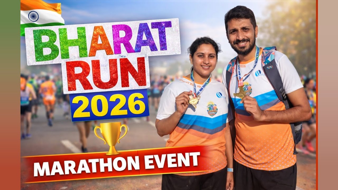 Bharat Run 2026 Marathon | Medal, Motivation & Memories
