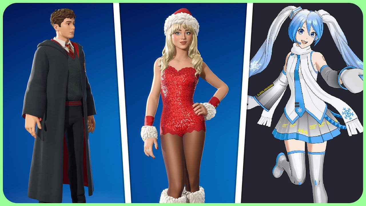 ALL Cosmetics Added in Winterfest 2025! (Snow Miku, Harry Potter Defaults, + More)