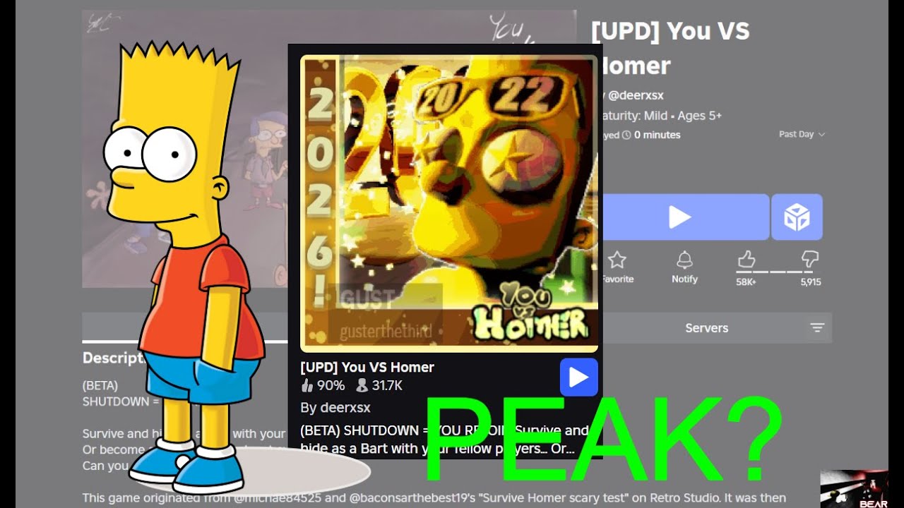 Playing You vs Homer for the first time