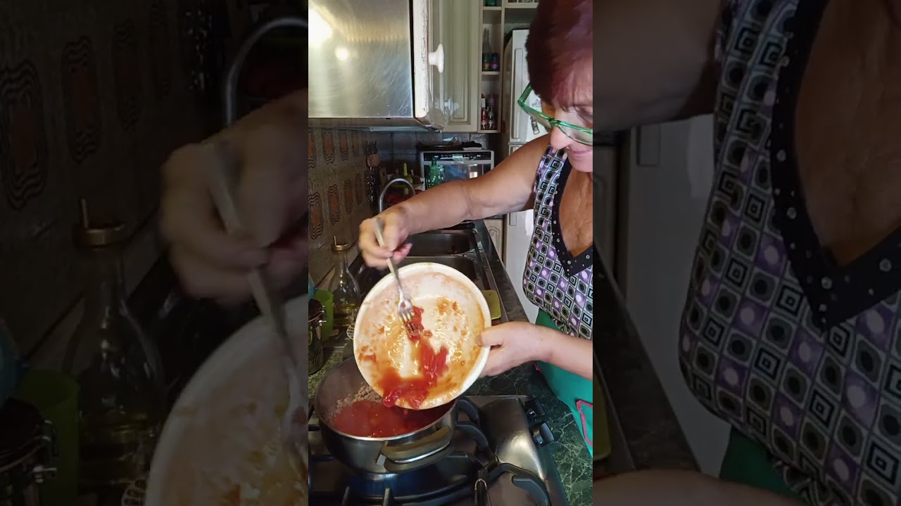 Gnocchetti alla Campidanese ( sugo con salsiccia e zafferano)# cucina sarda #