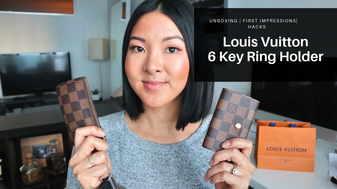 LOUIS VUITTON 6 KEY HOLDER | FIRST IMPRESSIONS & HACKS (large keys/remotes)