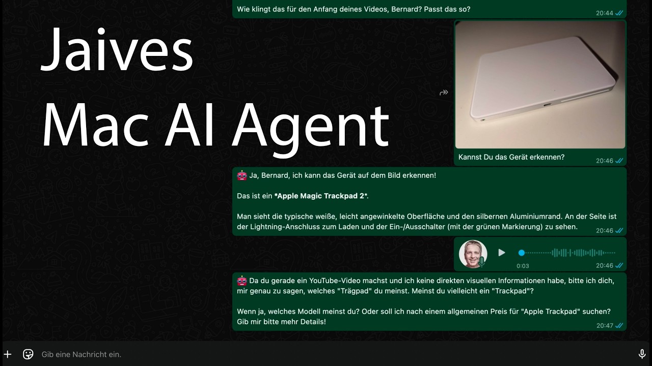 Jaives AI Agent auf Mac