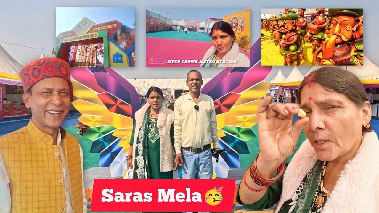 Saras Mela 2026 Aaye hum! | Shopping or masti Vlog | #mayadevipahadi #mayadevipahadivlogs 