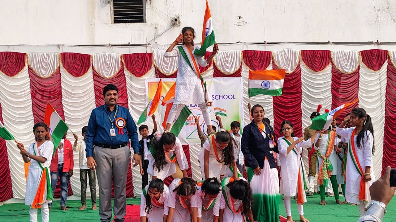 High-Energy Dance on “India Wale” | School Performance