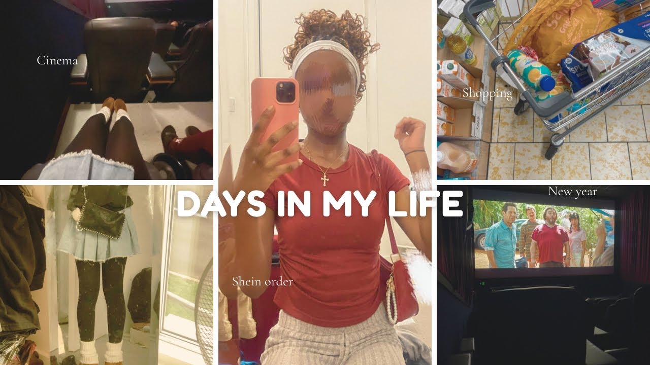 Days in my life 🎞️🤍 new year,cinema + shein haul !