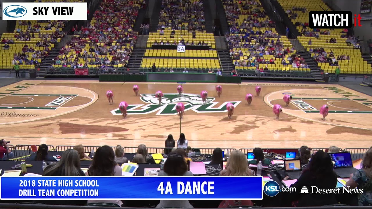 4A Sky View High School 5th Overall UHSAA Drill Team 2018