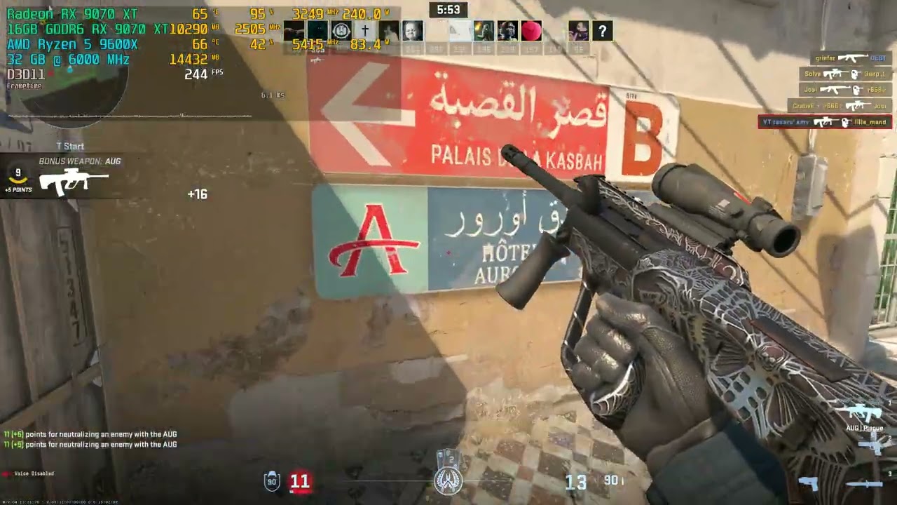 Counter Strike 2 - RX 9070 XT + Ryzen 5 9600X | 1440P | HIGH Settings
