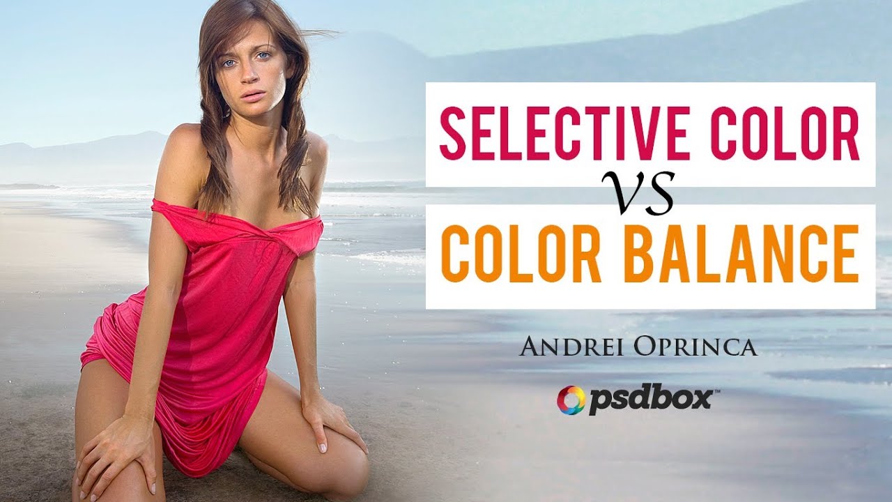 Selective Color vs Hue/Saturation and other adjustments PSD Box