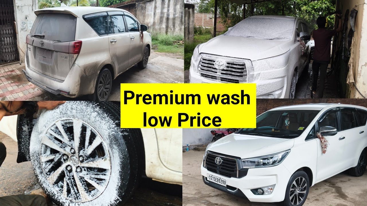 Innova Crysta Ko Banaya Showroom Jaisa – Foam Wash Magic! 💦✨#foamwash#toyotainnova