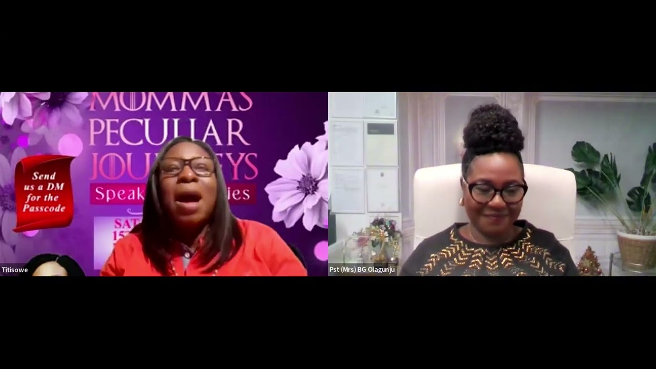 Mommas Peculiar journeys Speak Meet - Prayer time 