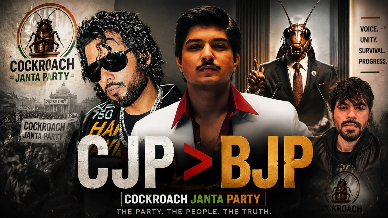 CJP vs  BJP &hellip;. DHH RAPPERS ON COCKROACH JANTA PARTY 😱
