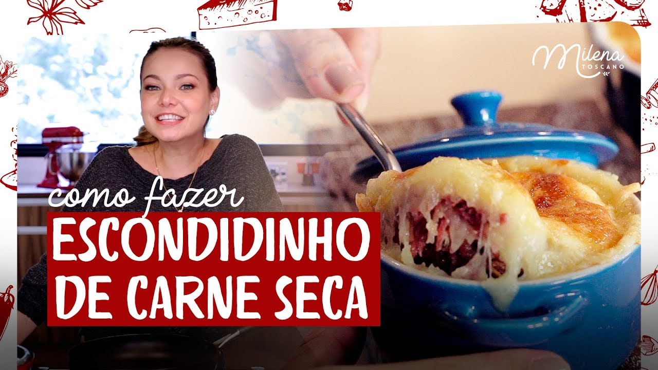 ESCONDIDINHO DE CARNE SECA By Milena Toscano