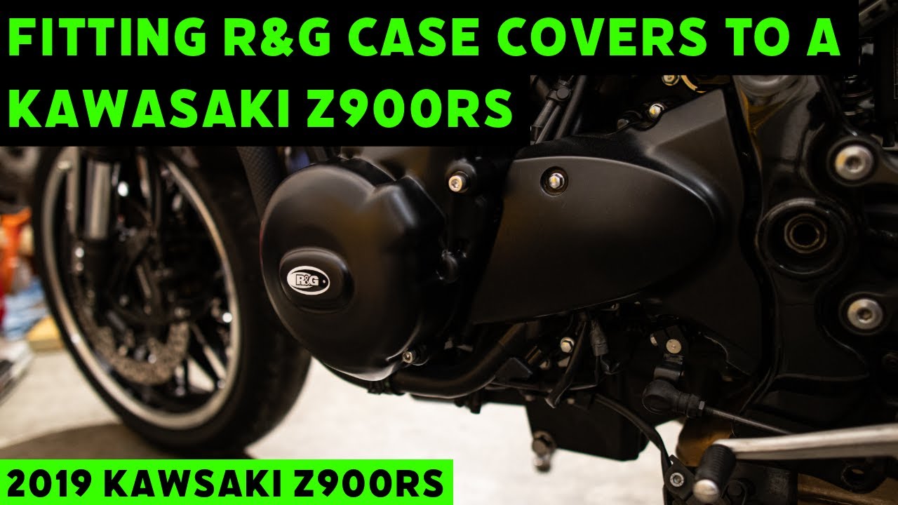 Установка крышек корпуса R&G на Kawasaki Z900RS!!!