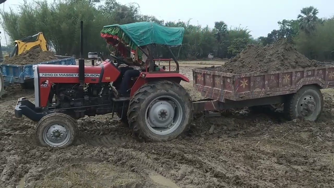 Mahindar JCB v mahindra 575 or harvindar mud lodder 💪💪💪🐴🐴🐴🐴