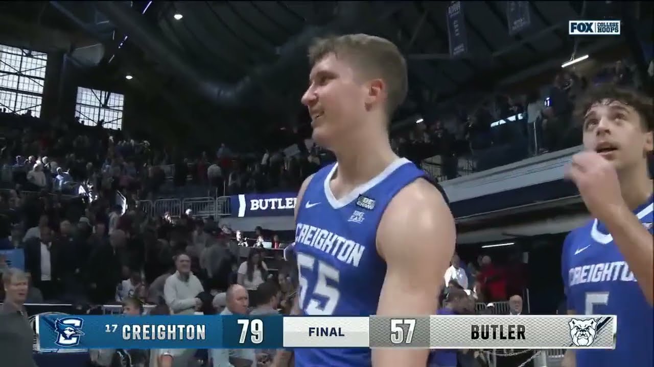 Creighton Men's Basketball vs Butler Highlights 02-17-2024