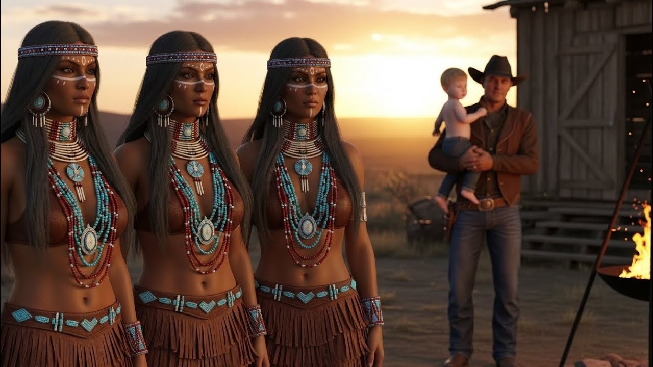 Er rettete ein verhungerndes Apache-Kind – 4 Tage später standen drei Apache-Frauen vor seiner Tür |