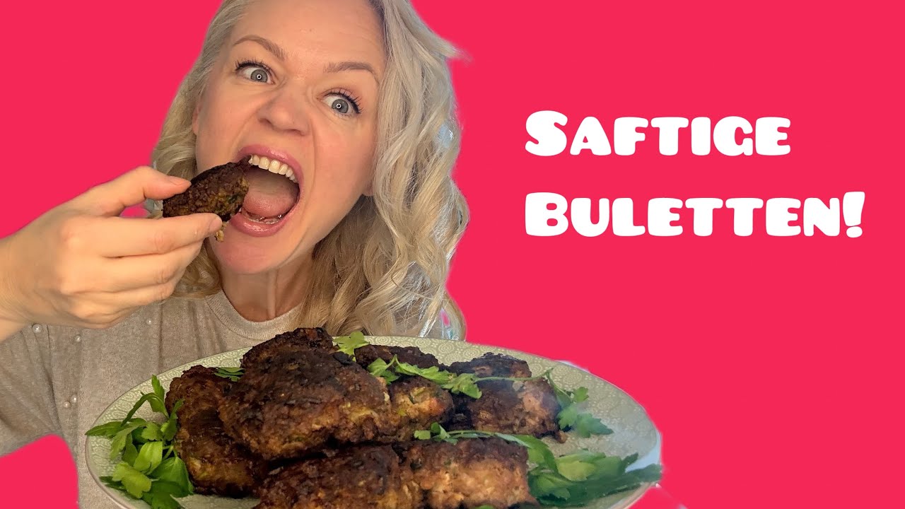 Saftige Frikadellen aus Rinderhack - zum Verlieben! ❤️ Buletten Rezept Rindfleisch-Frikadellen