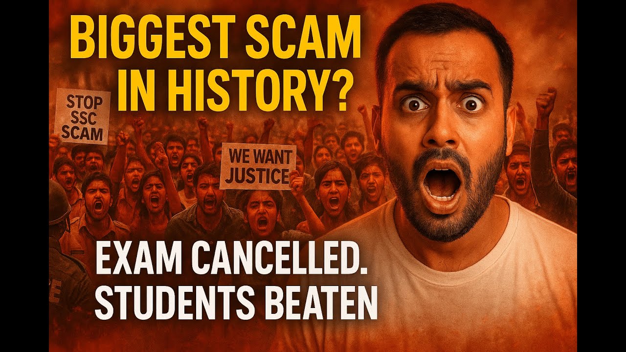 SSC Protest 2025 EXPLAINED 🔥 | Full Truth Behind Exam Scam, Cancelled Centers & Student Outrage!