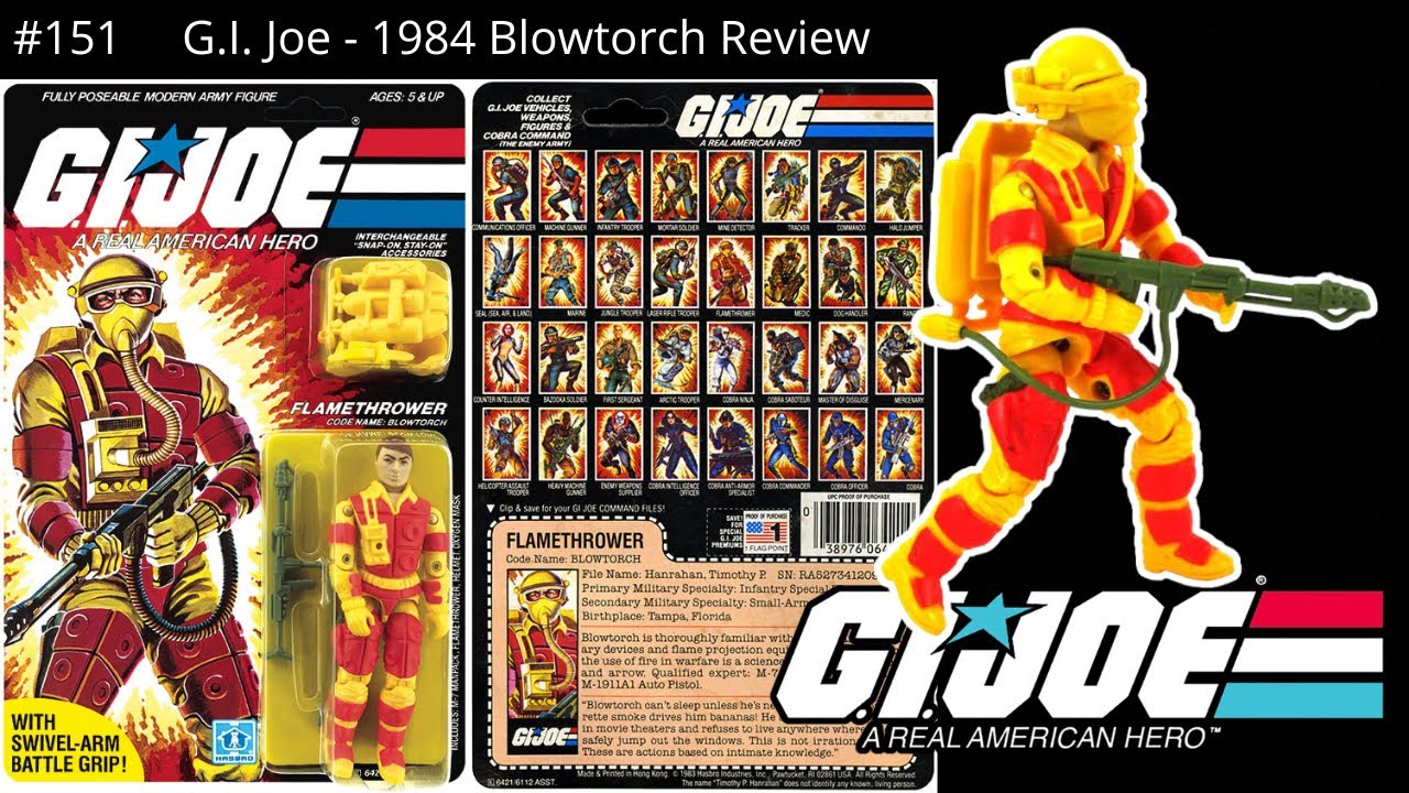 G. I. Joe - 1984 Blowtorch Review