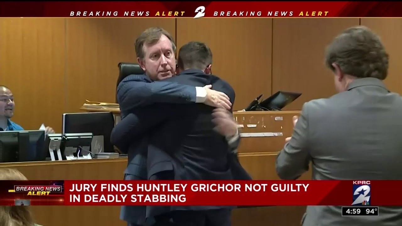 Jury finds Huntley Grichor not guilty in deadly stabbing