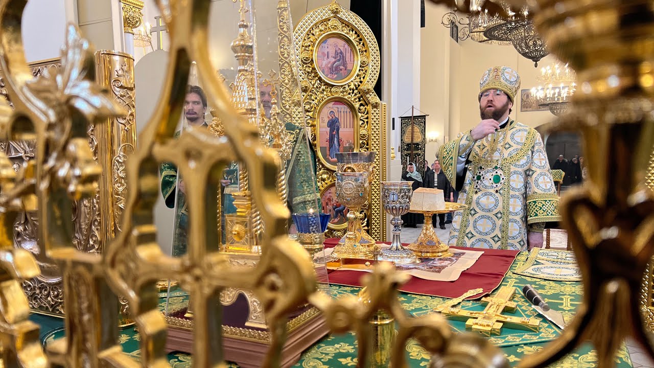 Митрополит Игнатий совершил Божественную литургию в соборном храме свят. Спиридона Тримифунского
