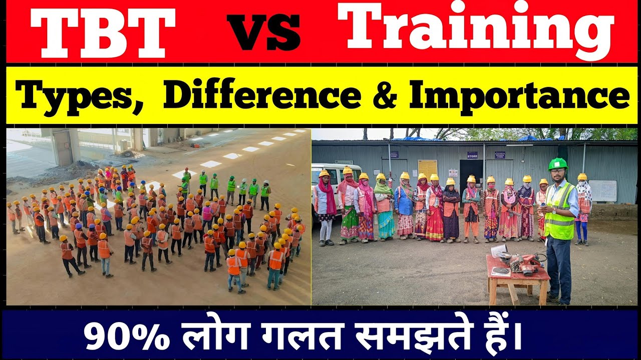 🥇TBT vs Safety Training 🔥 Full Difference | Safety Training Types | Why Training is Important?