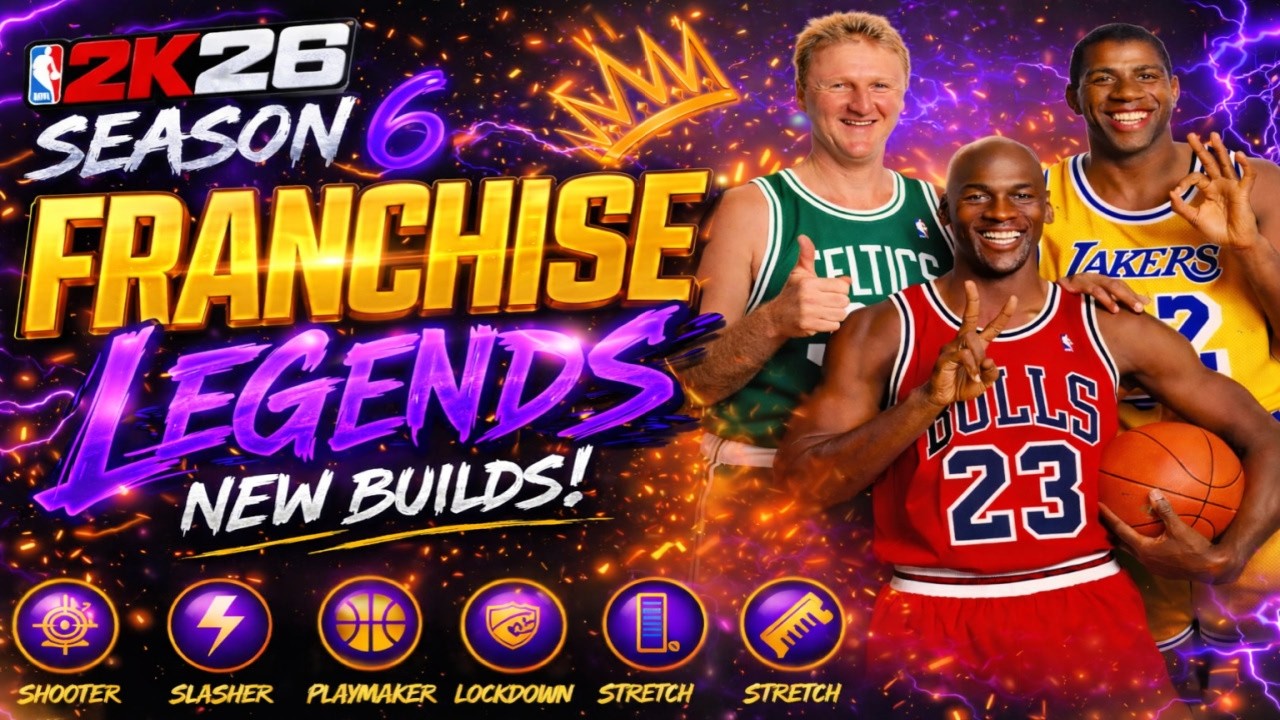 NBA 2K26 SEASON 6 *NEW* NBA TEMPLATE BUILDS!
