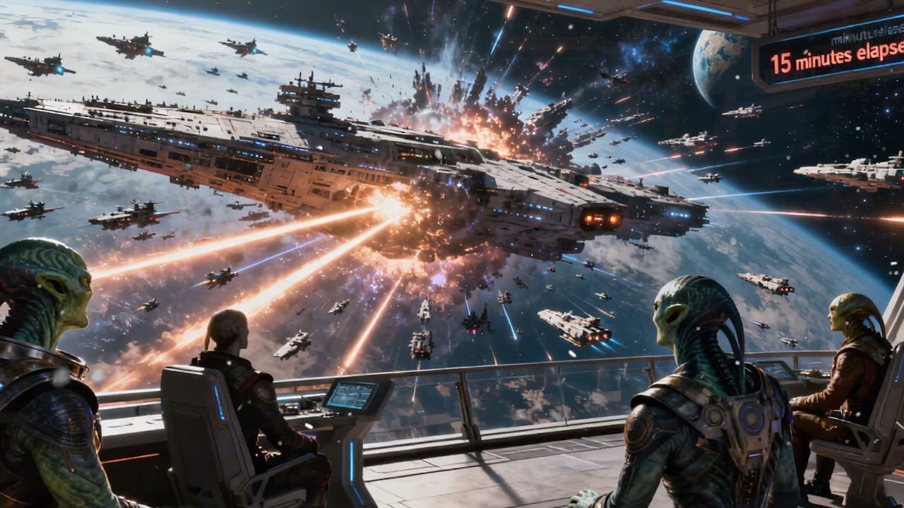 Aliens Watch in HORROR as Earth Responds  The Battle Ended in Just 15 Minutes HFY  HFY Sci Fi Story