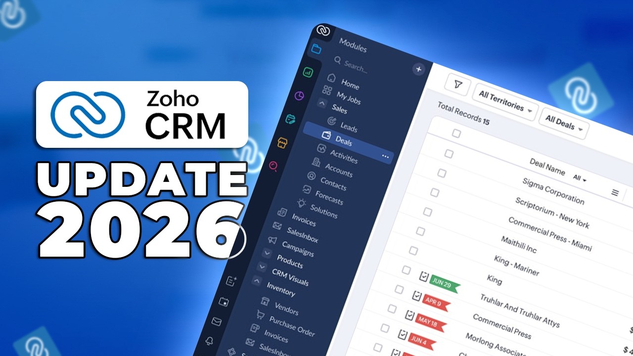 New Features of Zoho CRM in 2026! Zoho CRM Updates