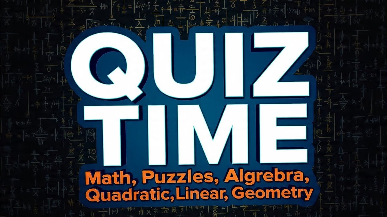 Live Math Quiz | Test Your Skills (Real-Time Trivia) Math Problems | Puzzles & Patterns