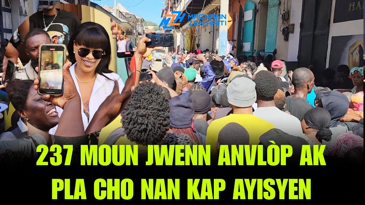 Moun Anvayi! Blondedy FERDINAND Okap pandan distribisyon 237 anvl&ograve;p ak pla cho