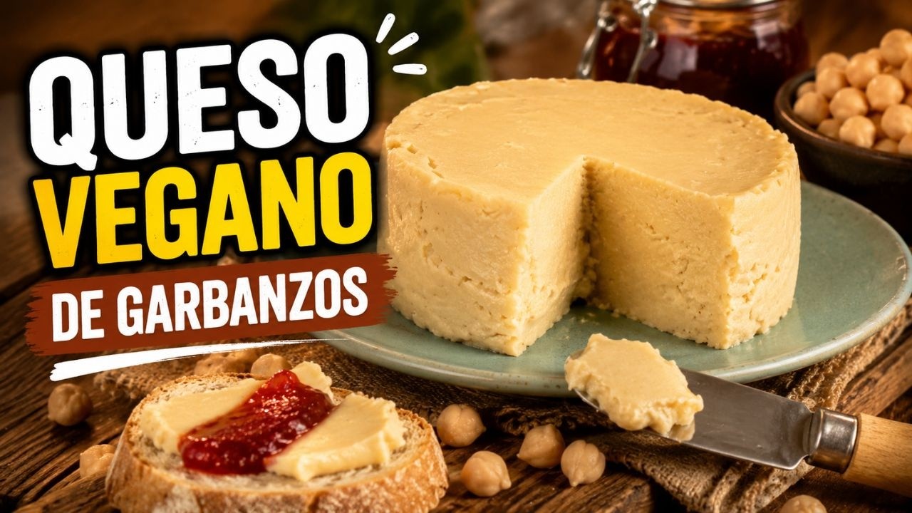 Cómo Hacer Queso Vegano de Garbanzos Delicioso y Sencillo