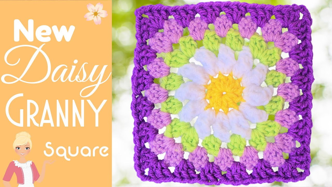 New Daisy Granny Square 🌼 Easy Flower Granny Square для начинающих