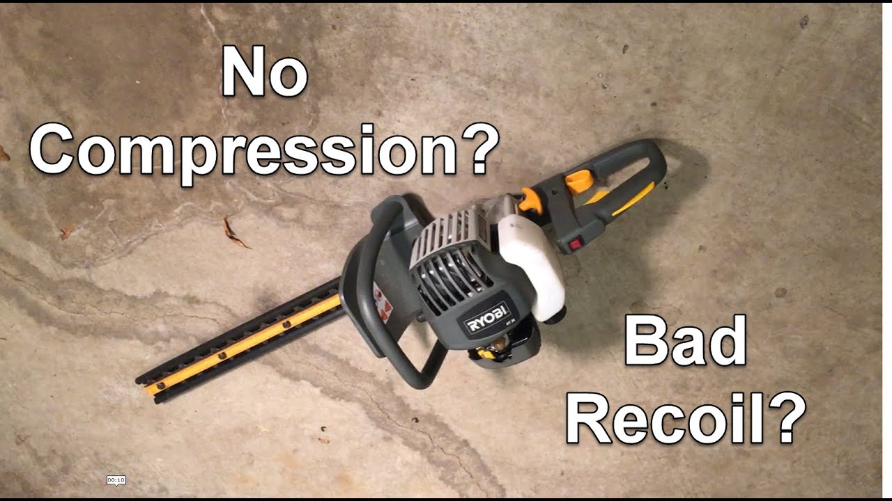 Ryobi Bush Trimmer Has No Compression.  Or is the Shear Key Broken?  Model HT26